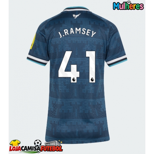 Camisa de Futebol Newcastle United Jacob Ramsey #41 Equipamento Secundário Mulheres 2026-27 Manga Curta